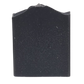 A dark gray, rectangular tombstone with an arched top, evocative of activated charcoal's deep hues, stands isolated on a white background. (Product: Balance Goat Milk Soap by Amillia Acres ~ Goat Milk Soaps and Lotions).
