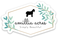 Amillia Acres Vinyl Die-Cut Sticker